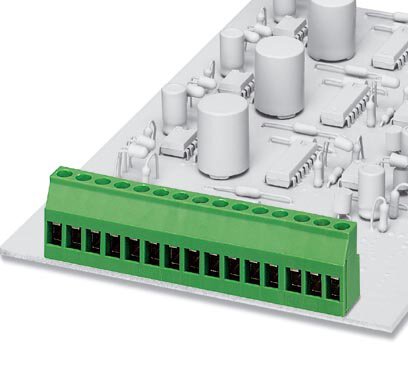 Phoenix Contact PCB Terminal Block; MKDS 3/ 3 BK; 3 Positions; 24A; 400V; #24 - 12; Screw w/ Tension Sleeve Connection; Black